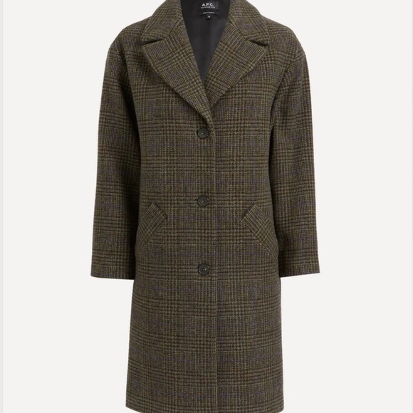 A.P.C. Ninon Wool Coat in Hazelnut, Size 34 / XS - Picture 3 of 7
